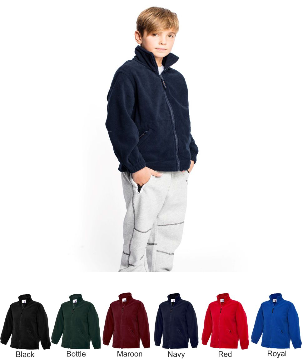 Uneek UC603 Children's Classic Full Zip Fleece Jacket